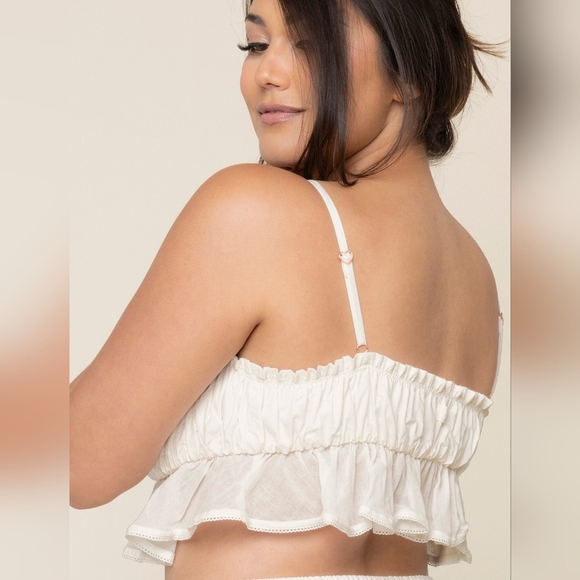 Popflex Wildest Dreams Bralette  Cream Size S - Picture 2 of 8